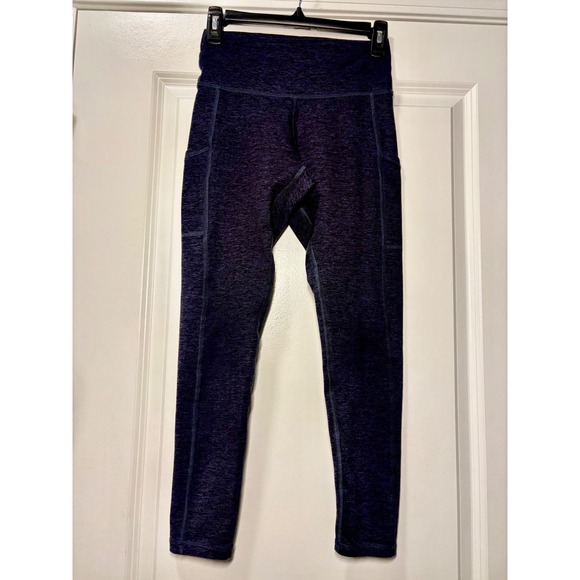 OFFLINE by Aerie Pants - OFFLINE by Aerie Leggings High Rise Navy Space Dye - Medium